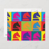 チェスアポップ・アートのート ポストカード (正面/裏面)