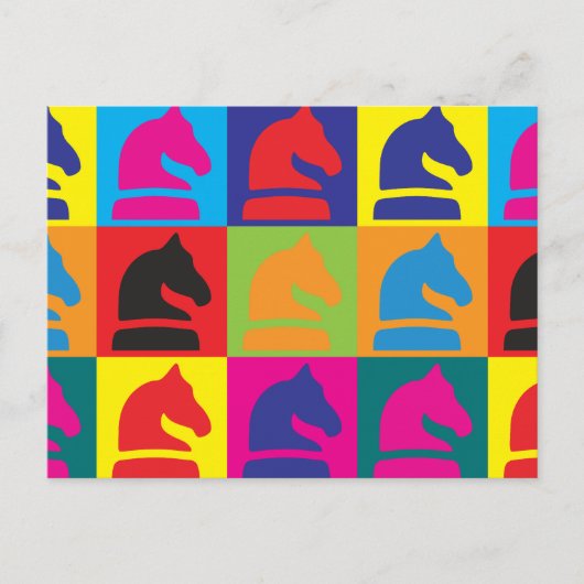 チェスアポップ・アートのート ポストカード (正面)