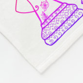 チェスアートクイーンキングホールディングハンズフリースブランケット フリースブランケット (角)