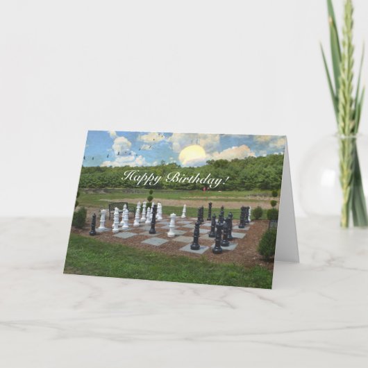 チェスエニーハッピーバースデー カード (正面)