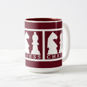 チェスカスタムな色のマグ ツートーンマグカップ (正面右)