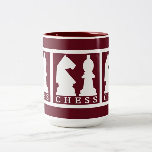 チェスカスタムな色のマグ ツートーンマグカップ (中央)
