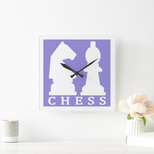 チェスカスタム色壁時計 スクエア壁時計 (ホーム)