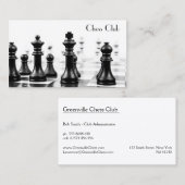チェスカッコいいボードのピース写真 – 名刺 (正面/裏面)