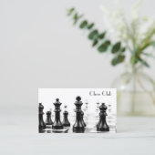 チェスカッコいいボードのピース写真 – 名刺 (スタンド正面)