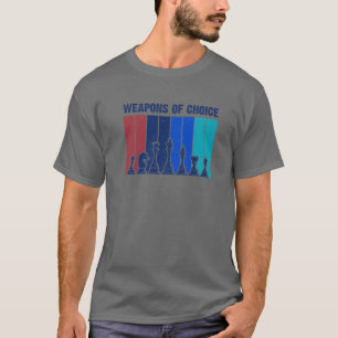 チェスカッコいい選手アー男性へト女子ボードゲームCh Tシャツ