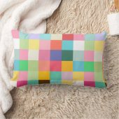 チェスカラフルの駒 ランバークッション (ブランケット)