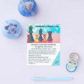 チェスカラフルクラブのチェスピース広告 チラシ (シングル)