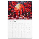 チェスカレンダー2025 カレンダー (2月 2027)