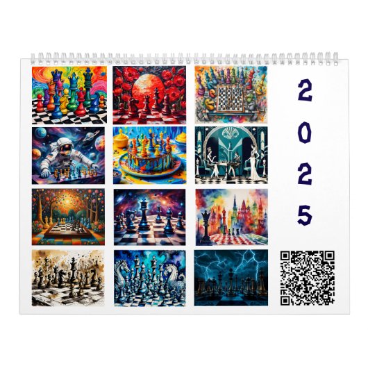 チェスカレンダー2025 カレンダー (カバー)
