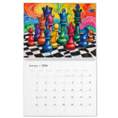 チェスカレンダー2025 カレンダー (1月 2026)