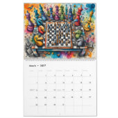 チェスカレンダー2025 カレンダー (3月 2027)