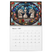 チェスカレンダー2025 カレンダー (2月 2027)