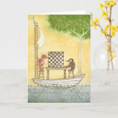 チェスカード カード (黄色い花)