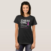 チェスガール定義チェスクイーン Tシャツ (正面フル)