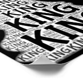 チェスキングワード写真 ポスター (角)