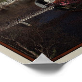 チェスキークルムロフ – ヴルタヴァ川 ポスター (角)