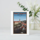 チェスキークルムロフ – ヴルタヴァ川 ポストカード (スタンド正面)