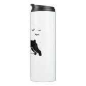 チェスキーテリアドッグ – ハロウィンムーンシルエットクラス タンブラー (回転右)