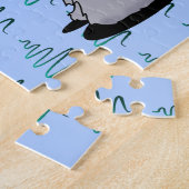 チェスキー・テリア・クリスマス ジグソーパズル (側面)