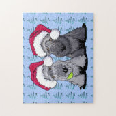 チェスキー・テリア・クリスマス ジグソーパズル (縦)