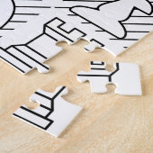 チェスクラシック盤 ジグソーパズル (側面)