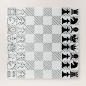 チェスクラシック盤 ジグソーパズル (横)