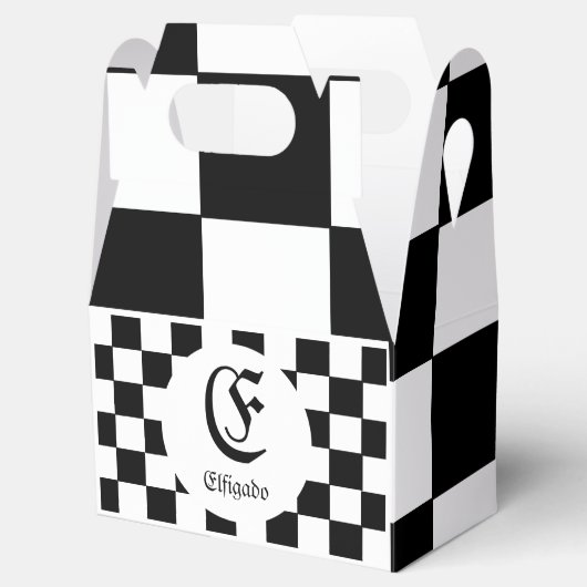 チェスクラブ名前をカスタムするイニシャル フェイバーボックス (オープン)