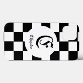 チェスクラブ名前をカスタムするイニシャル Case-Mate iPhoneケース (裏面 (横))