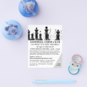 チェスクラブ広告フライヤー チラシ (シングル)