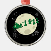 チェスクリスマスサンタ – チェスピーストナカイ メタルオーナメント (正面)