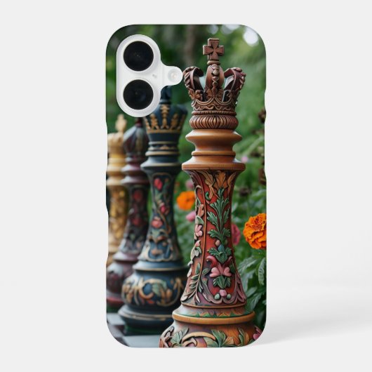 チェスケースでiPhoneゲームを高インスパイアめる iPhone 16ケース (裏面)