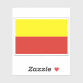 チェスケー・ブジェヨヴィツェ国旗 シール (シート)