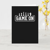 チェスゲームを始めましょう カード (黄色い花)