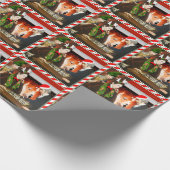 チェスゲームクリスマスホリデーギフト ラッピングペーパー (角)