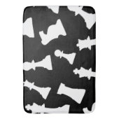 チェスゲームピースデザイン バスマット (正面縦)