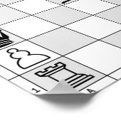 チェスゲームポスター9 ポスター (角)