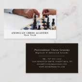 チェスゲーム，チェスクラブ 名刺 (正面/裏面)