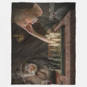 チェスゲーム フリースブランケット (正面)