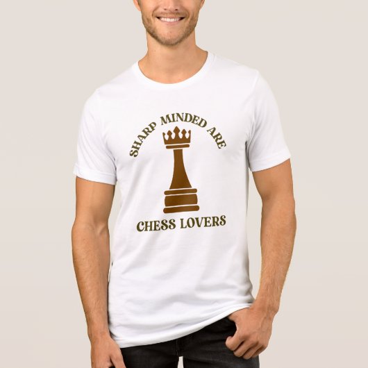 チェスゲームTシャツ – Chess Lovers トライブレンドＴシャツ (正面)