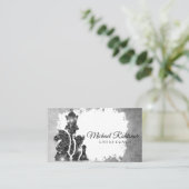 チェスコーチキングメタリックシルバーフェイク 名刺 (スタンド正面)