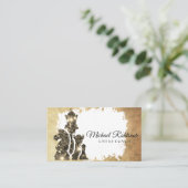 チェスコーチキングメタリック金ゴールド フェイク 名刺 (スタンド正面)