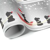 チェスサンタクロースとトナカイのクリスマス ラッピングペーパー (ロールコーナー)