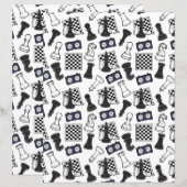 チェススクラップブック紙 (正面/裏面)