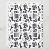 チェススクラップブック紙 (裏面)