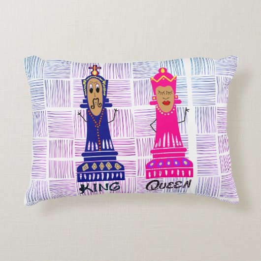 チェススタイル アクセントクッション (正面)