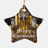 チェスターのカテドラルの天使 セラミックオーナメント (裏面)