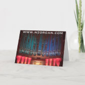 チェスターのカテドラルの挨拶状 カード (裏面)