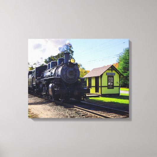 チェスターを通過 キャンバスプリント (正面)