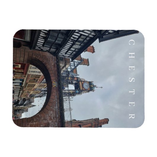 チェスターイーストゲートクロックビュー冷蔵庫用マグネット マグネット (横)